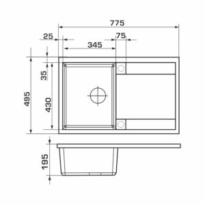 Мийка Granado Vigo  Black Shine